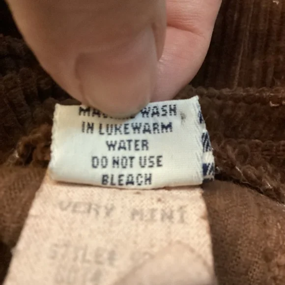 Women’s For Joseph Very Mini Corduroy Brown Skirt Size 28 - Picture 6 of 10